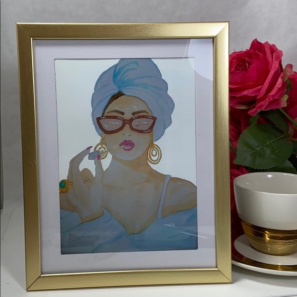 Glamour Girl, Watercolor Art Print - Picture 4 of 4